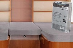 Instrucciones para instalar sábanas en la cabina de un camión