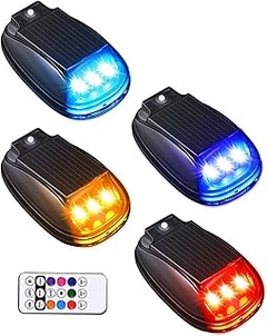Efectos visuales y estéticos de las luces de color en la cabina de camión