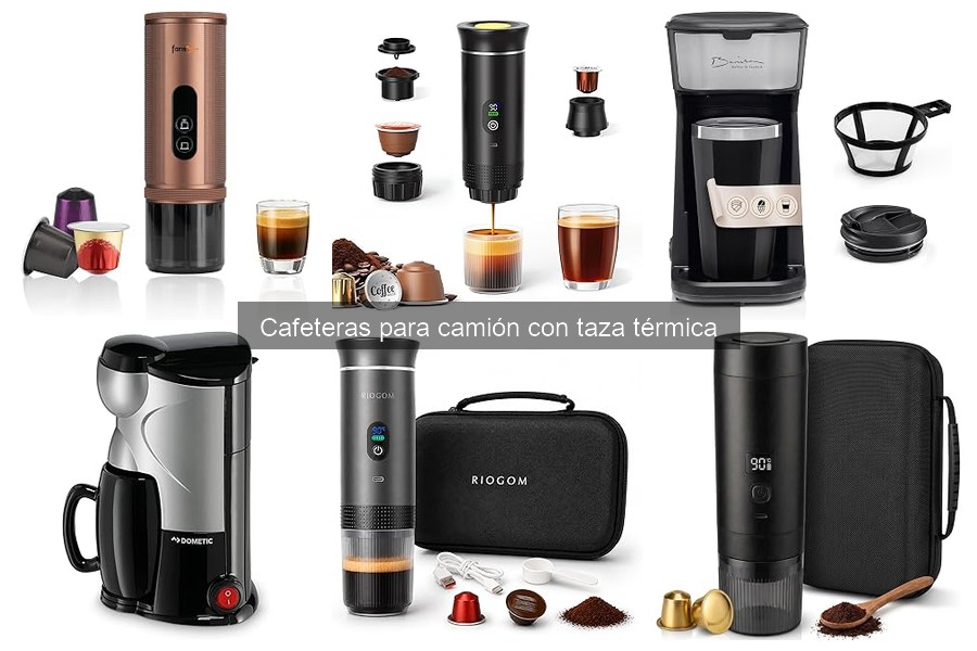 Alternativas a cafeteras para camión con taza térmica