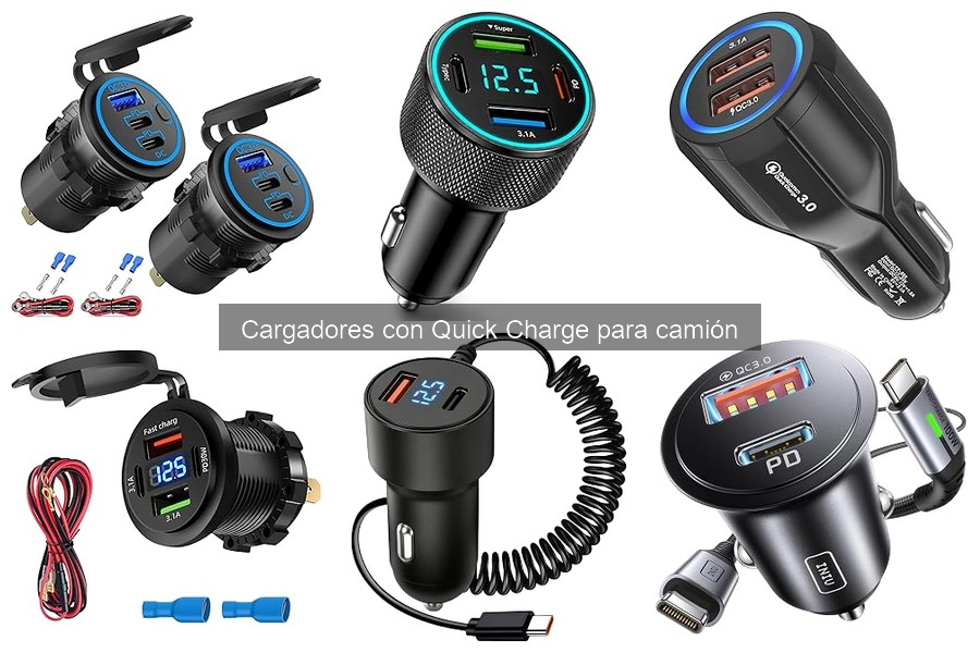 Alternativas a cargadores Quick Charge para camiones