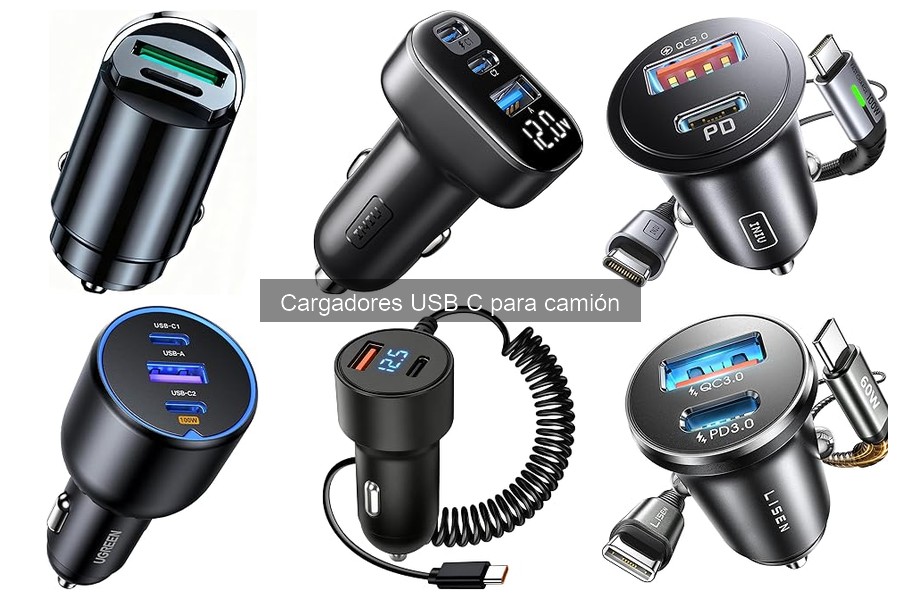 Alternativas a Cargadores USB C para Camiones: Mejores Opciones