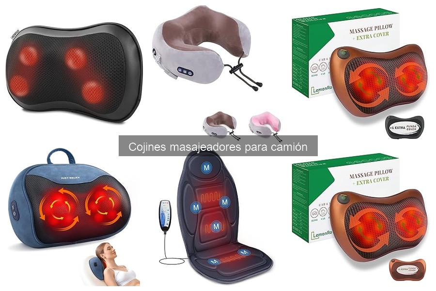 Alternativas a cojines masajeadores para camioneros