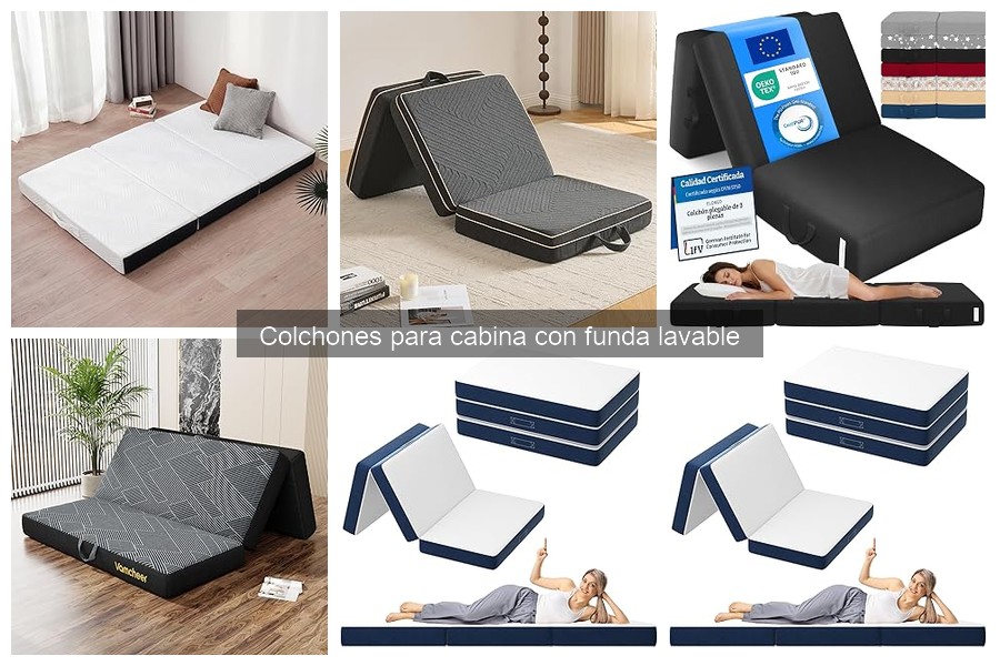 Alternativas a colchones para cabina con funda lavable