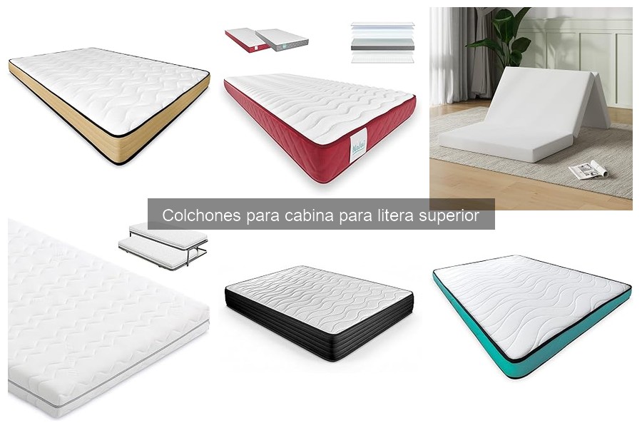 Alternativas a colchones para cabina de camión y furgón