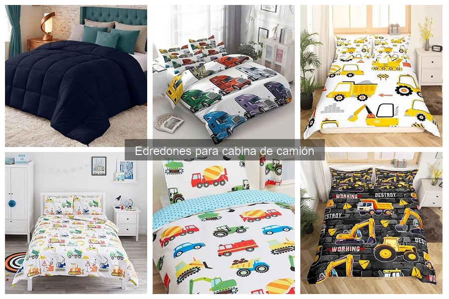 Alternativas a edredones para cabina de camión: opciones cómodas