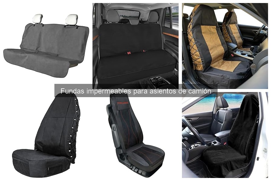 Alternativas a fundas impermeables para asientos de camión