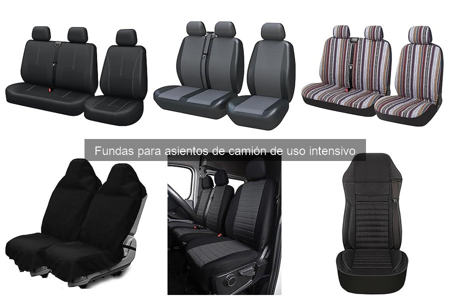 Alternativas a fundas para asientos de camión intensivo