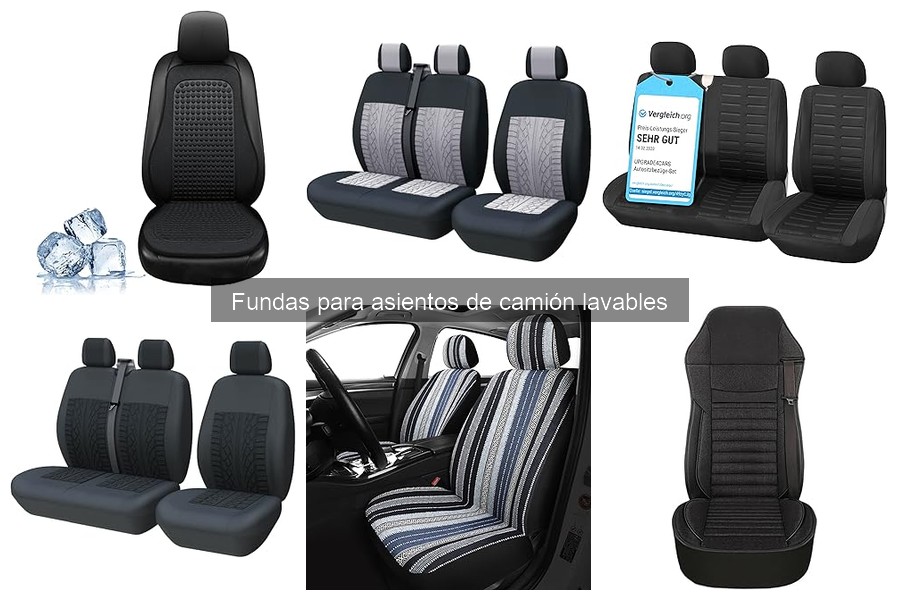 Alternativas a fundas para asientos de camión lavables