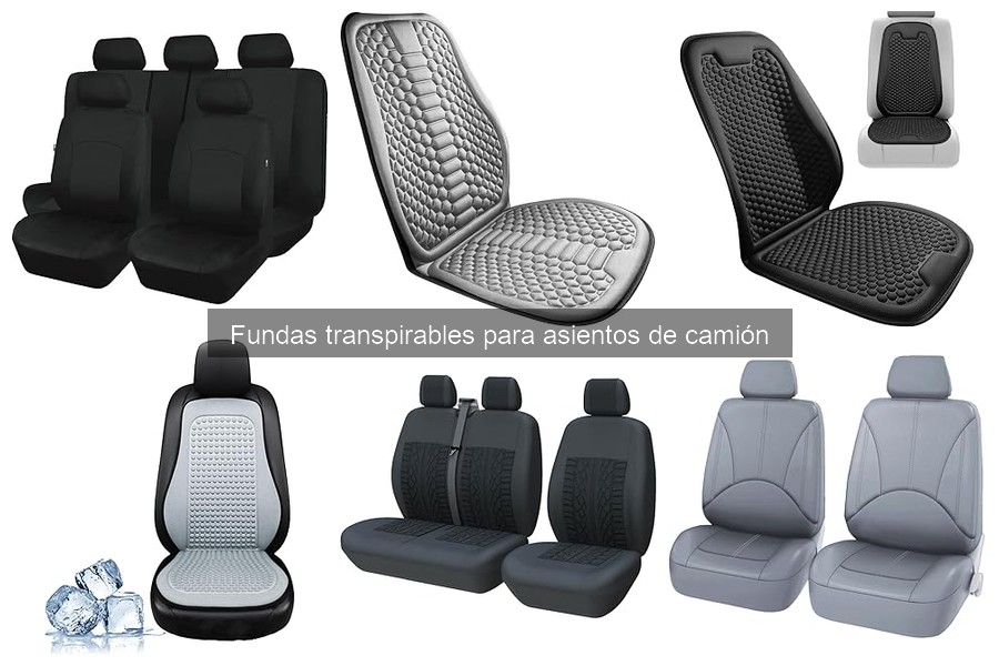 Alternativas a fundas transpirables para asientos de camión