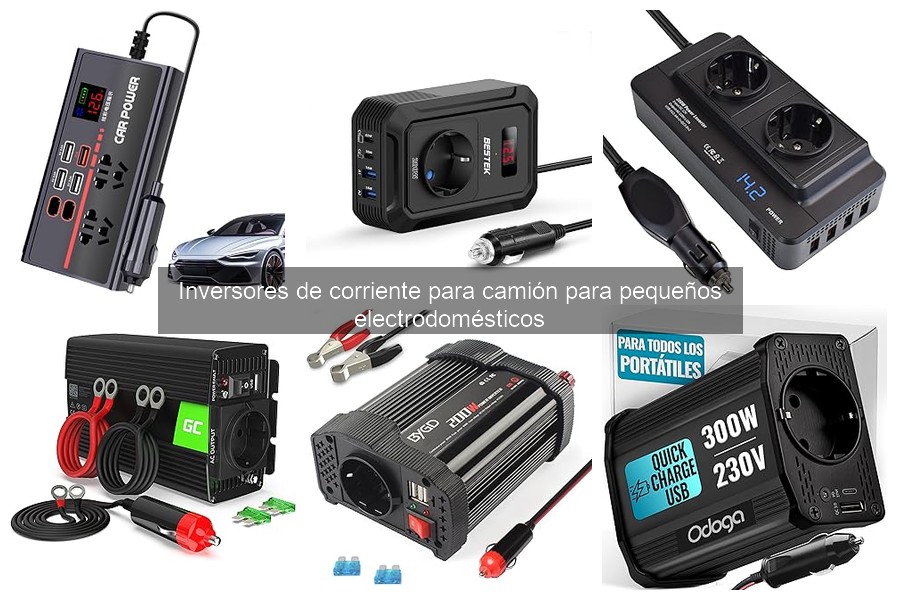Alternativas a inversores de corriente para electrodomésticos en camiones