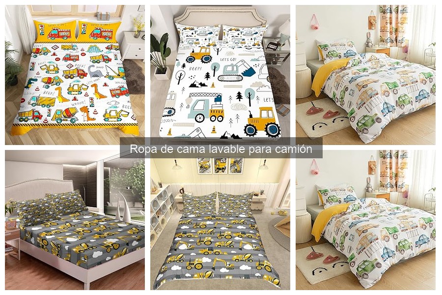 Alternativas a la ropa de cama lavable para camiones