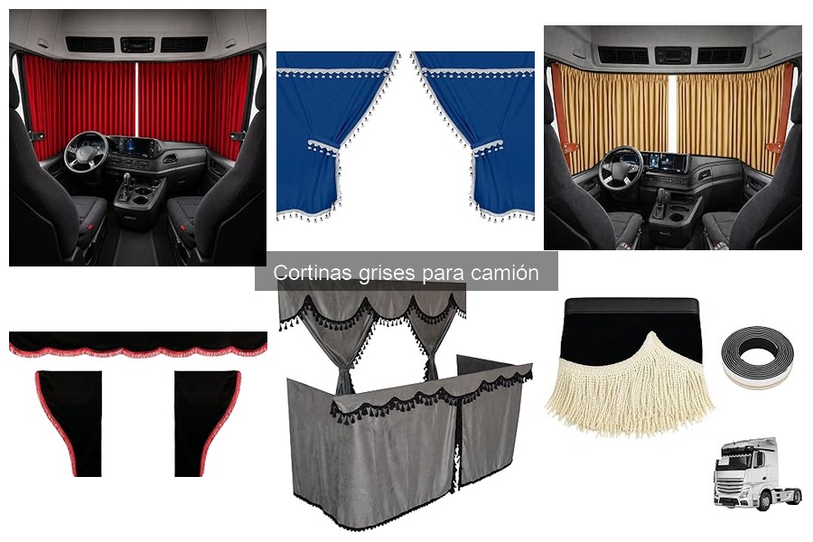 Alternativas a las cortinas grises para camiones
