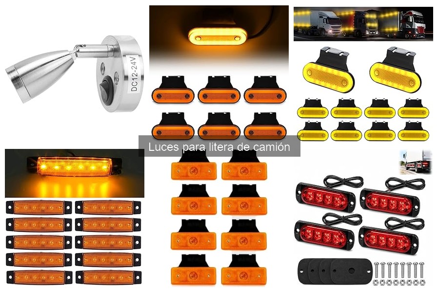 Alternativas a las luces para litera de camión