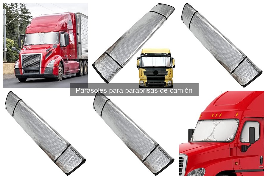 Alternativas a los parasoles para parabrisas de camión