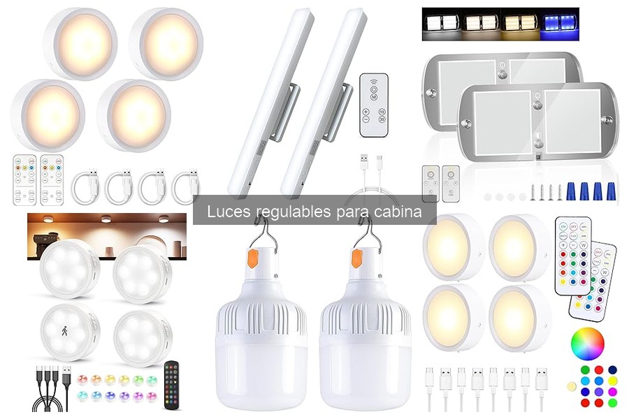 Alternativas a luces regulables para cabinas de camiones