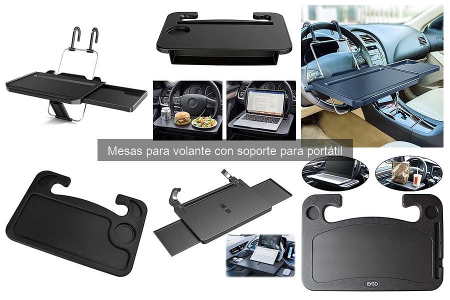 Alternativas a mesas para volante con soporte para portátil
