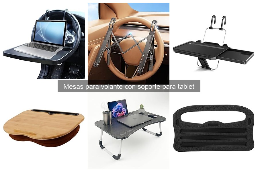 Alternativas a mesas para volante con soporte para tablet