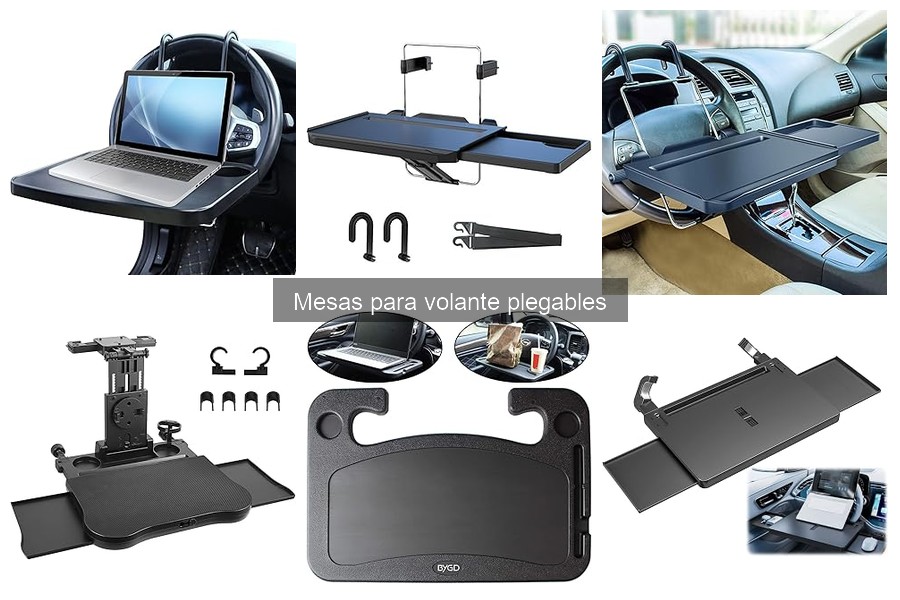 Alternativas a mesas para volante plegables en vehículos