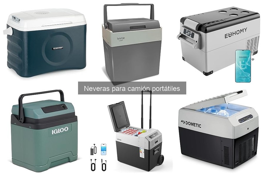 Alternativas a neveras portátiles para camiones y furgones