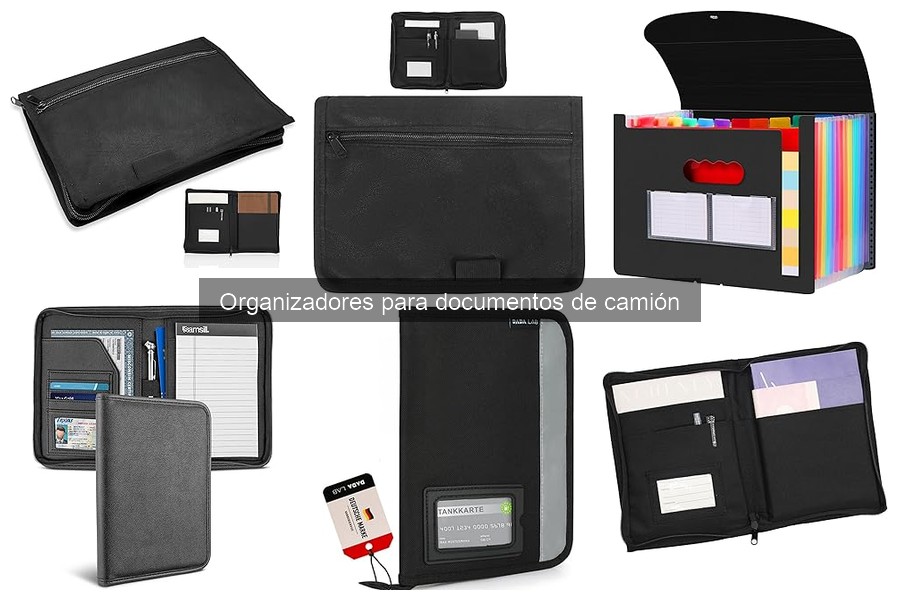 Alternativas a organizadores de documentos para camión