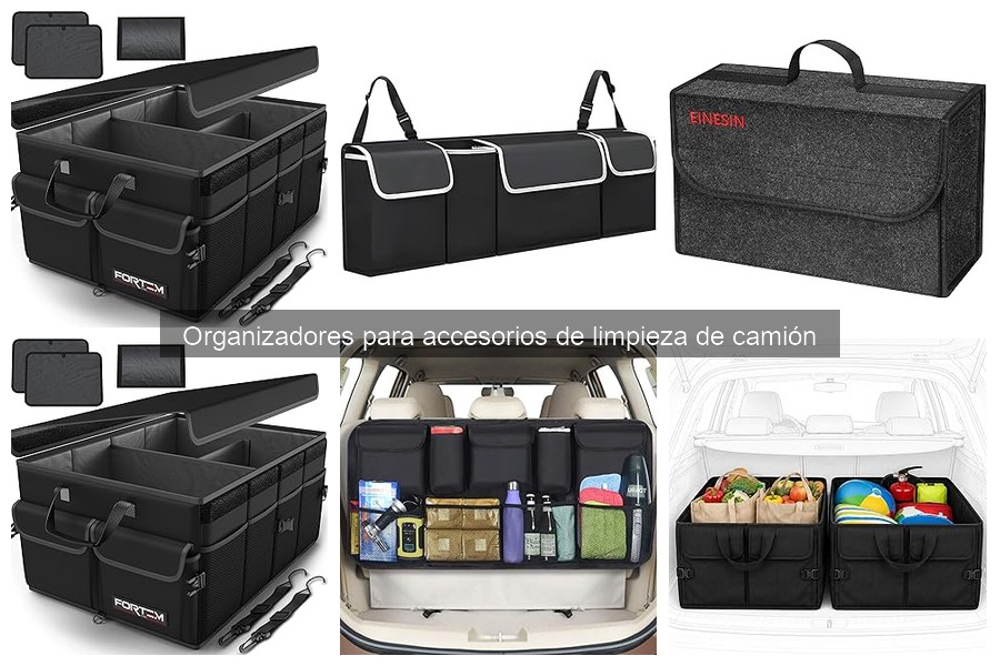 Alternativas a organizadores de limpieza para camiones