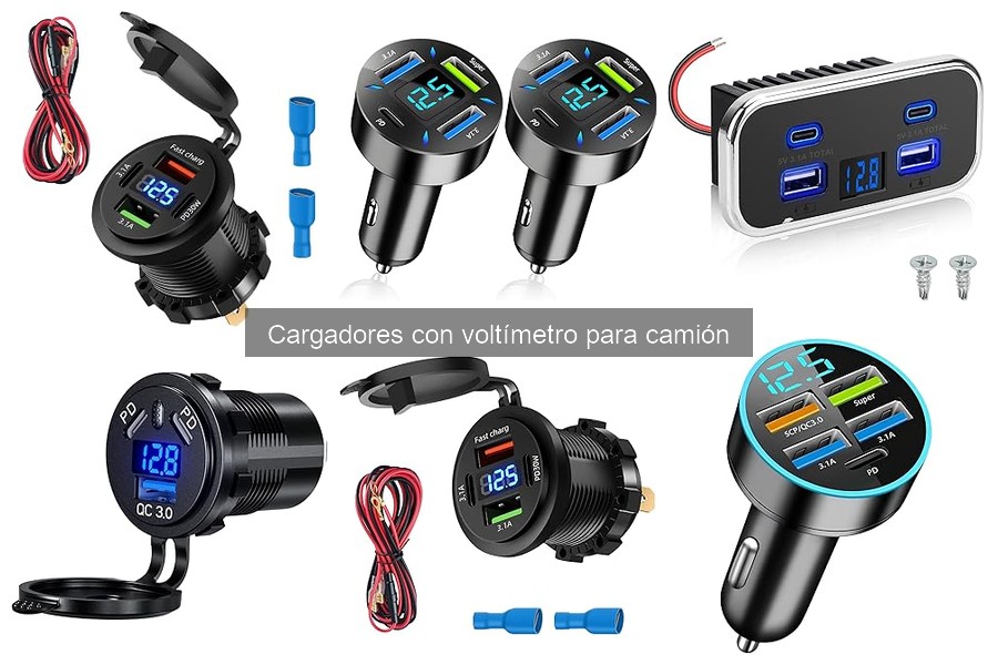 Beneficios de los Cargadores con Voltímetro para Camiones