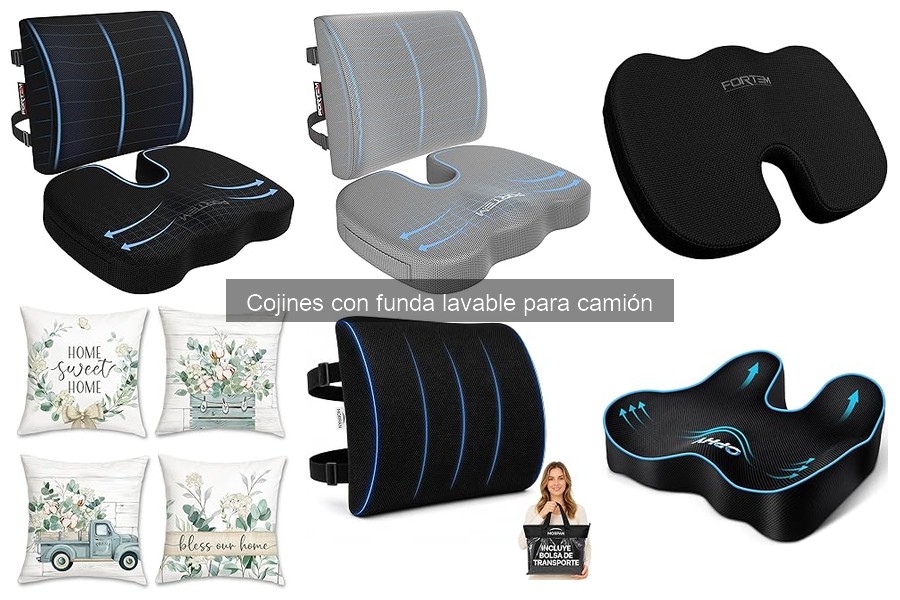 Beneficios de los Cojines con Funda Lavable para Camiones