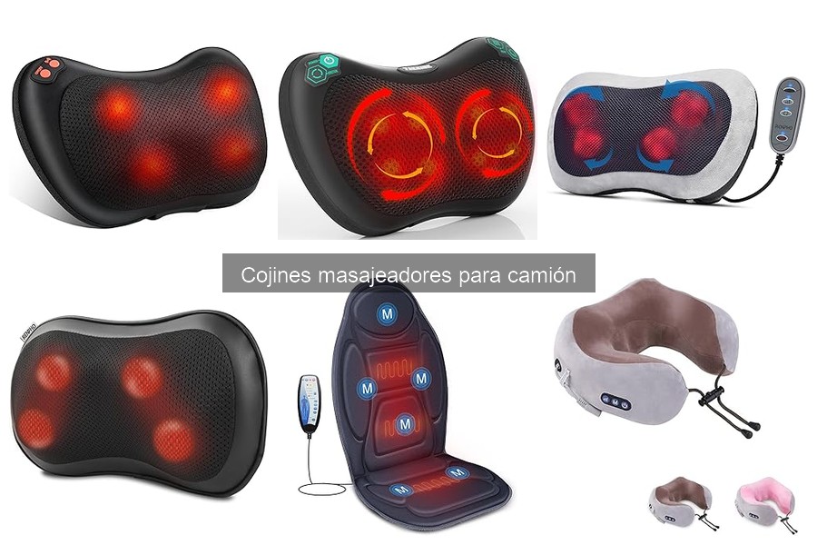 Beneficios de los cojines masajeadores para camioneros