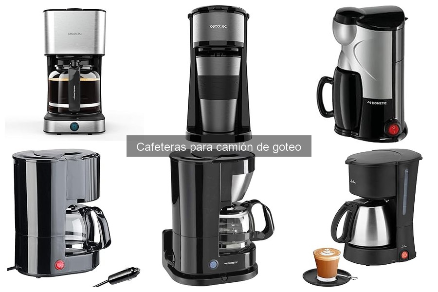 Cafeteras de goteo para camión: características y funciones