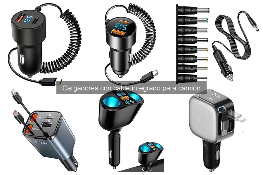 Cargadores con Cable Integrado para Camión: Todo lo que Necesitas Saber