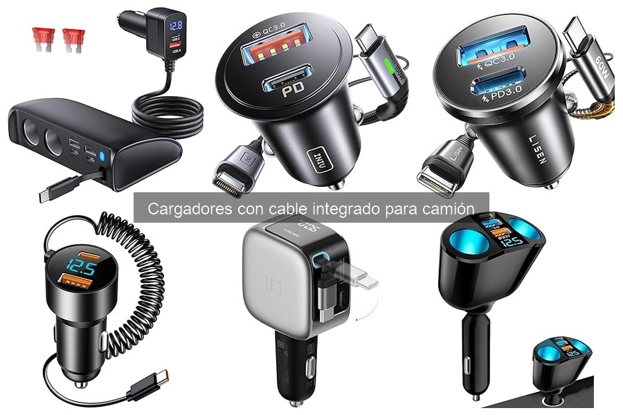 Cargadores con Cable Integrado para Camiones Eléctricos