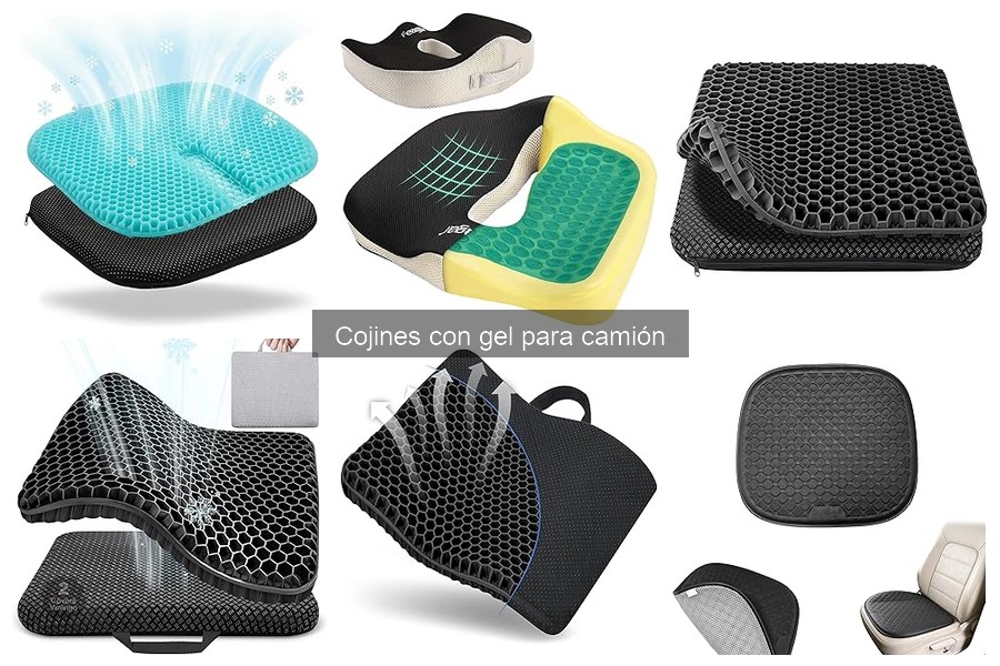 Cojines con Gel para Conductores de Larga Distancia