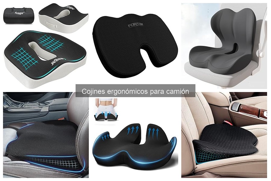 ** Cojines Ergonómicos para Largas Jornadas en Camiones
