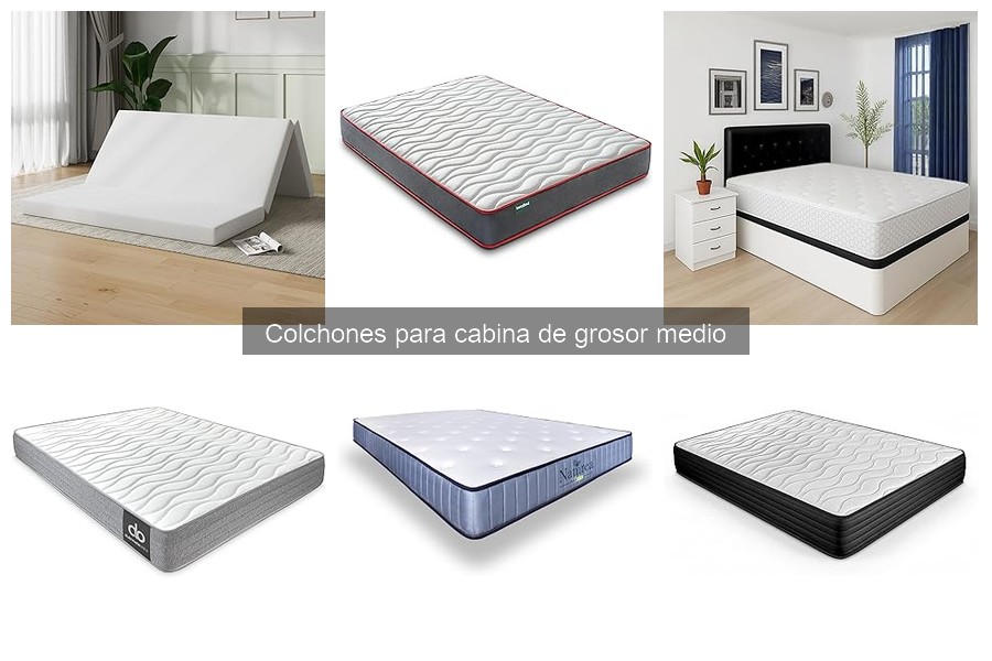 Colchones de grosor medio vs. alto para cabina de camión