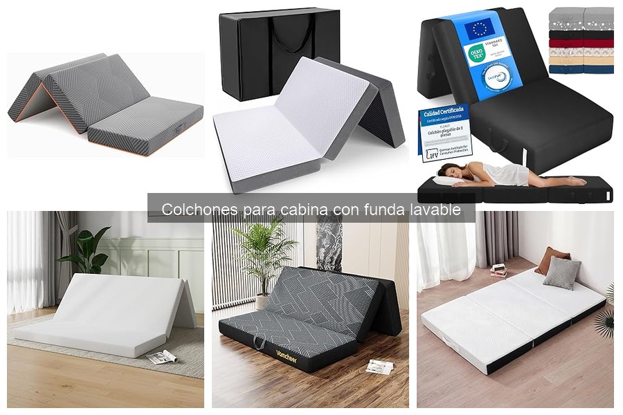 Colchones para cabina con funda lavable: Beneficios y características