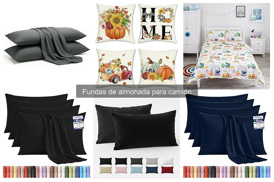 Cómo cuidar y limpiar fundas de almohada para camión