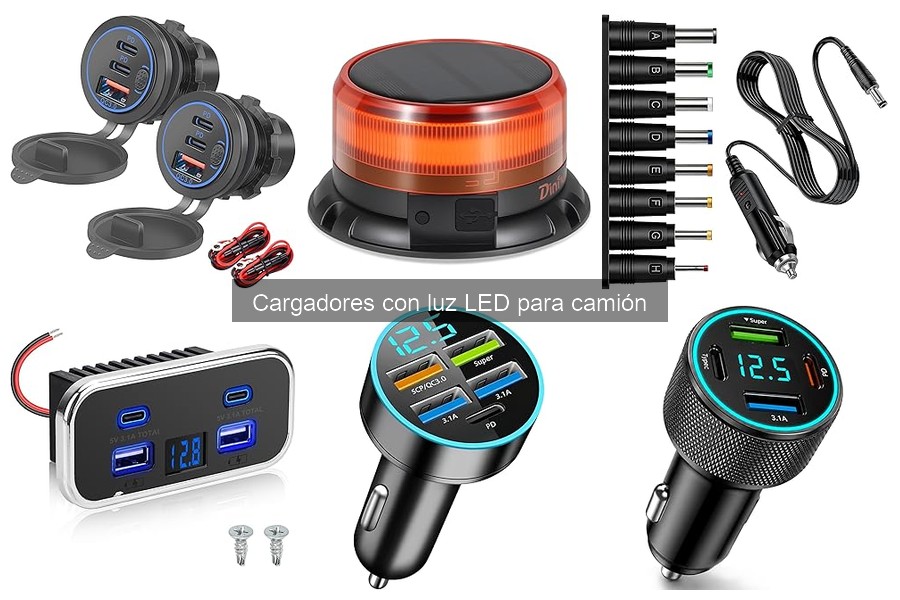 Cómo elegir el mejor cargador con luz LED para tu camión