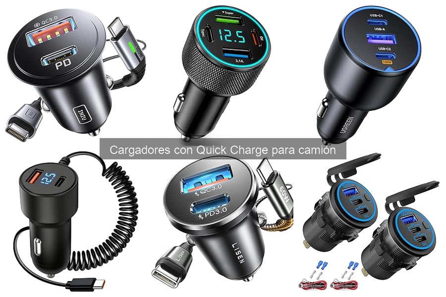 Cómo elegir el mejor cargador Quick Charge para tu camión