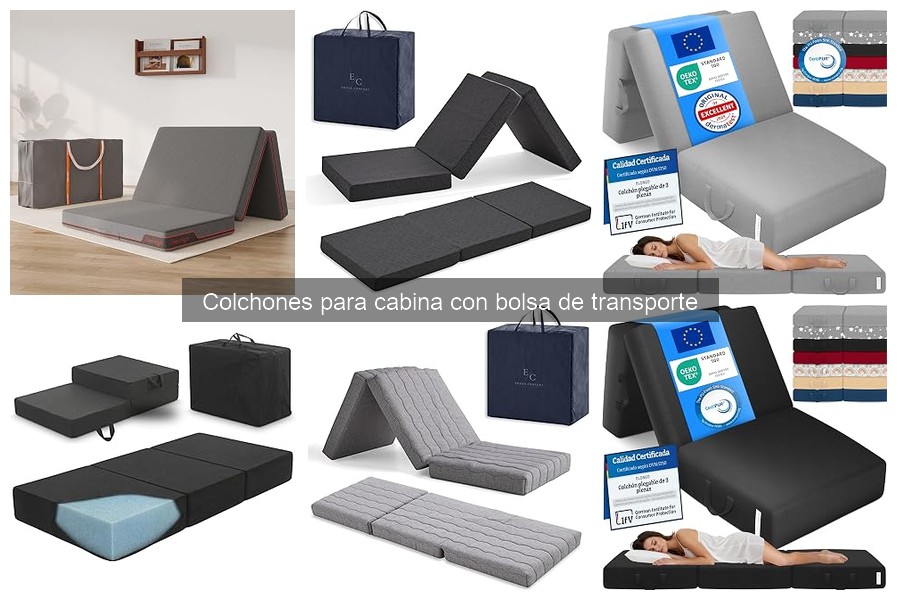 Cómo elegir el mejor colchón para cabina con bolsa de transporte