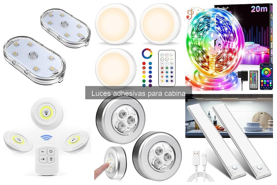 Cómo instalar luces adhesivas en la cabina de tu camión