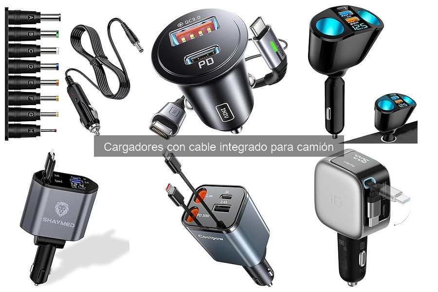 Cómo instalar un cargador con cable integrado en camiones