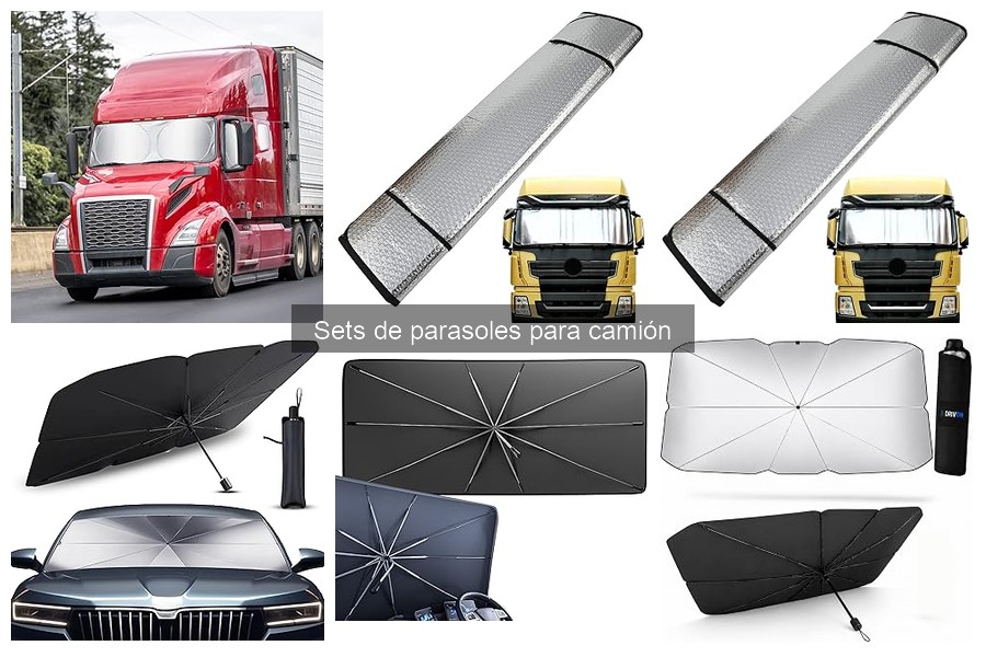 Cómo limpiar y mantener sets de parasoles para camión