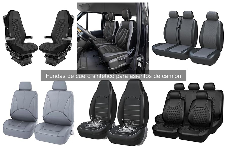 Cómo mantener fundas de cuero sintético para asientos de camión
