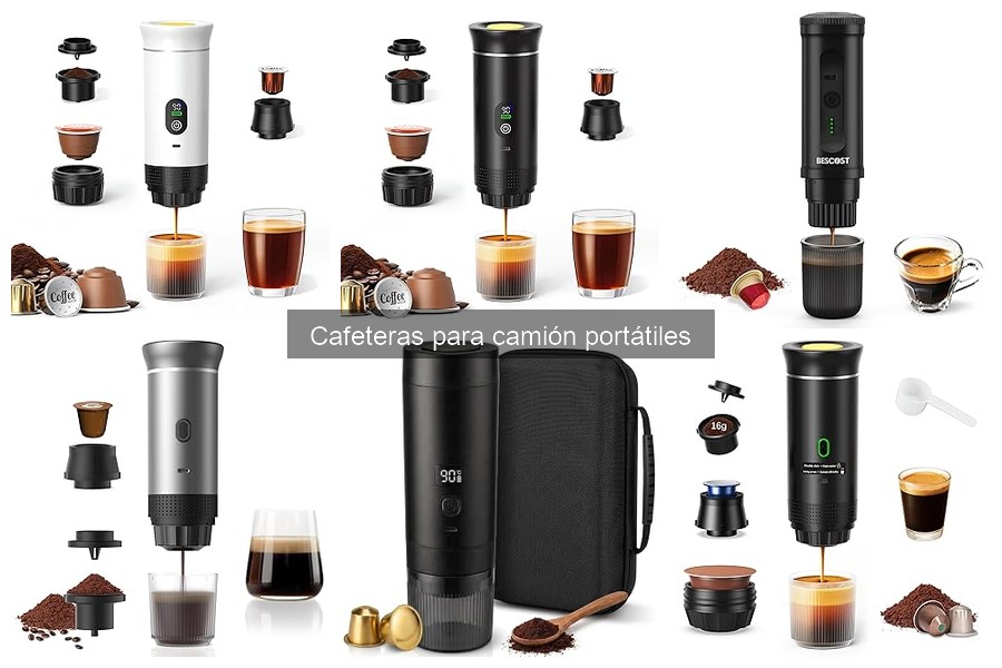Cómo usar una cafetera portátil en tu camión