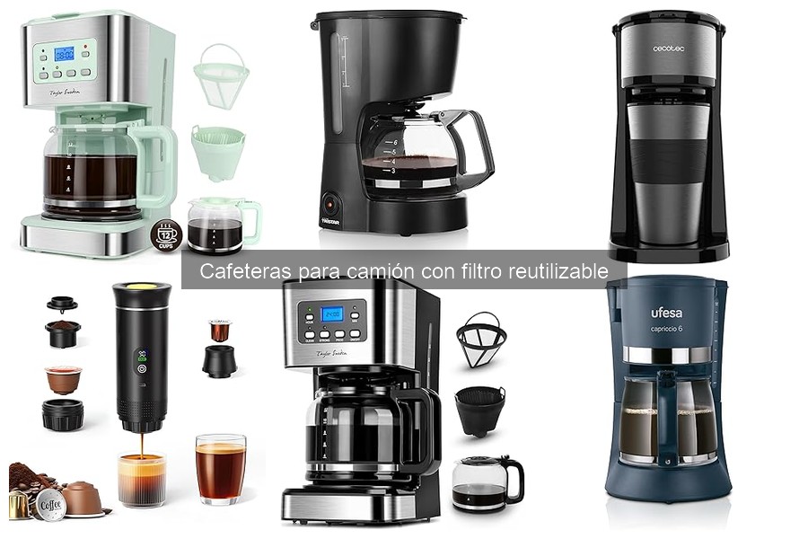 Comparativa: Cafeteras para camión con filtro reutilizable vs desechable