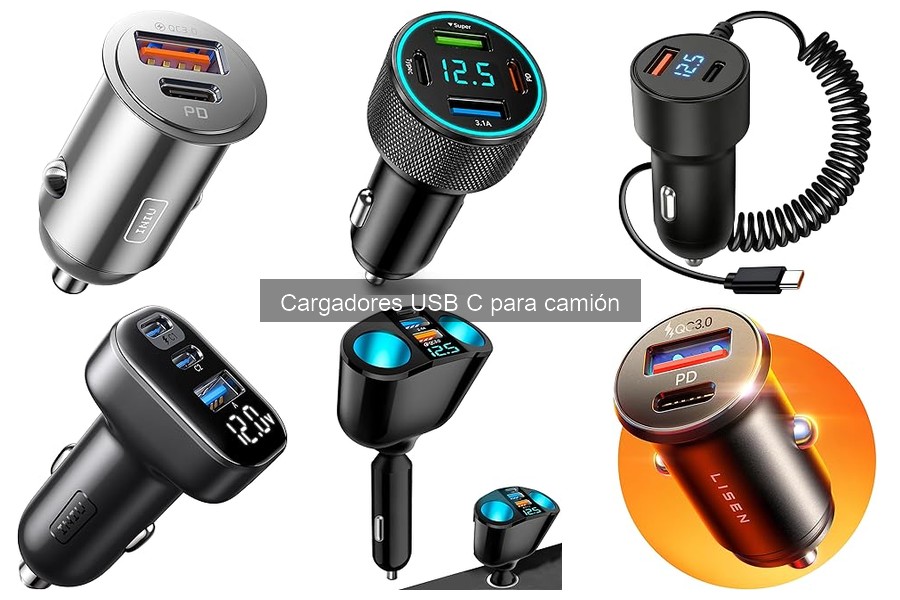 Comparativa: Cargadores USB C para camiones - Carga Rápida vs Normal