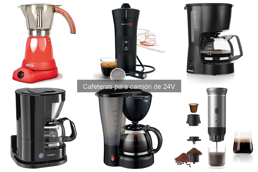 Comparativa de cafeteras 24V y 12V para camión