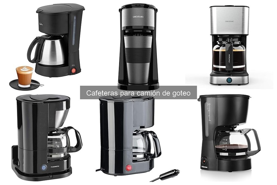 Comparativa de Cafeteras de Goteo para Camiones y Otras Opciones