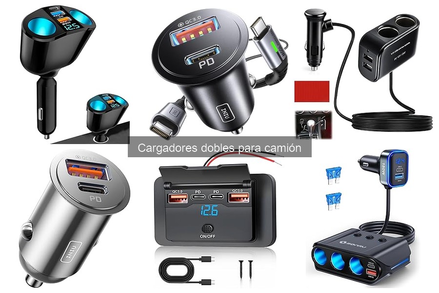 Comparativa de Cargadores Dobles para Camiones: Mejores Modelos