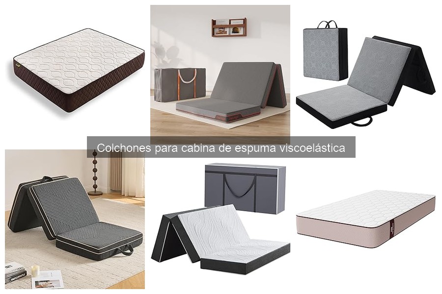 Comparativa de colchones de espuma viscoelástica para camiones